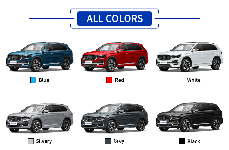 Geely Monjaro L (Xingyue L) All Colors